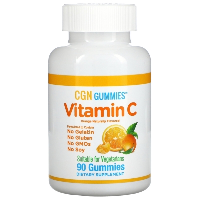 Витамин C California Gold Nutrition Vitamin C, 90 жевательных конфет