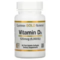 Вітамін Д3 California Gold Nutrition Vitamin D3 125 mcg (5000 IU) м'які капсули №90