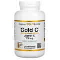 Витамин C California Gold Nutrition Gold C для поддержки иммунитета 500 мг, 240 капсул