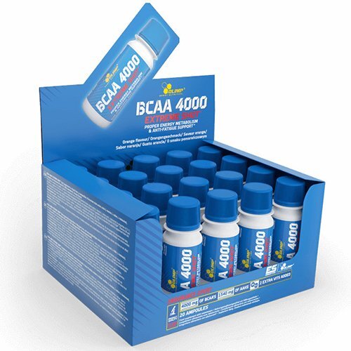 Аминокислота Olimp BCAA 4000 Extreme Shot Апельсин, 20 штук по 60 мл
