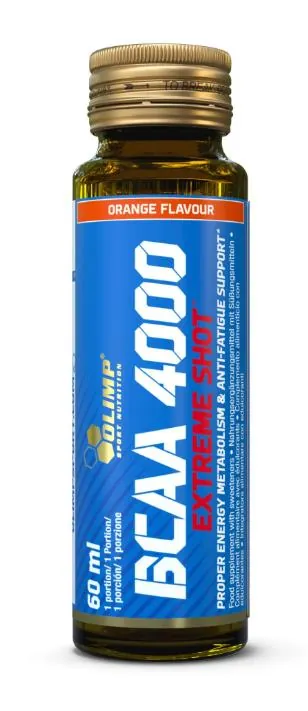 Амінокислота Olimp BCAA 4000 Extreme Shot Апельсин, 20 штук по 60 мл