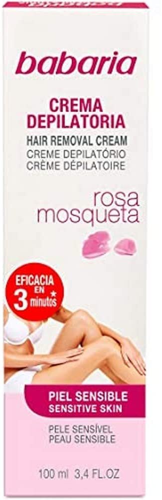Крем для депиляции Babaria Rosa Mosqueta с шиповником, 100 мл