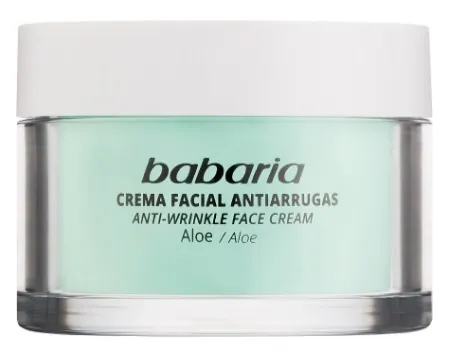 Крем для обличчя Babaria Aloe проти зморшок з алое вера, 50 мл