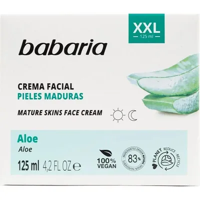 Крем для обличчя Babaria Aloe ХХL для зрілої шкіри з алое вера, 125 мл