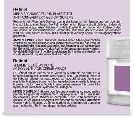 Крем для обличчя Babaria Retinol з ретинолом, 50 мл