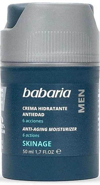 Крем для обличчя Babaria Men Skinage зволожуючий антивіковий для чоловіків, 50 мл
