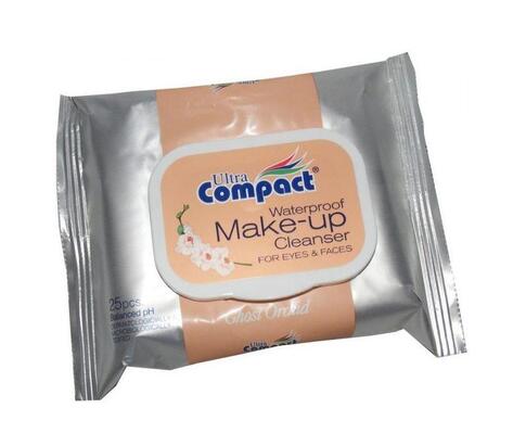 Салфетки влажные Ultra Compact Make-up, с клапаном, 25 шт