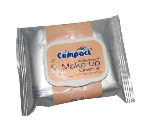 Серветки вологі Ultra Compact Make-up, з клапаном, 25 шт