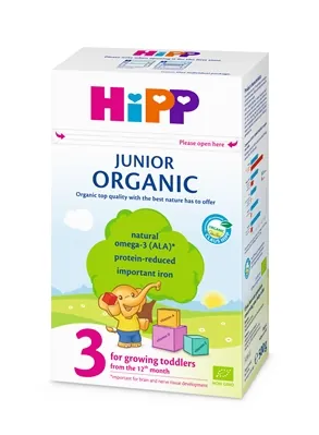 Молоко сухе органічне HiPP Organic 3 Junior, для дітей з 12 місяців, 500 г