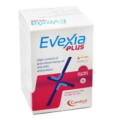 Кандиоли Эвексия Плюс Candioli Evexia Plus противовоспалительный препарат для собак и кошек на основе каннабидиола, 1 таблетка