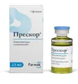 Прескор концентрат д/приг. р-ну д/інф. 2.5 мг/мл по 2.5 мл №1 у флак.