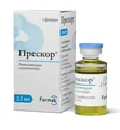 Прескор концентрат д/приг. р-ну д/інф. 2.5 мг/мл по 2.5 мл №1 у флак.