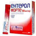 Ентерол форте порошок д/ор. сусп. по 500 мг №10 у пак.