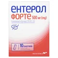 Ентерол форте порошок д/ор. сусп. по 500 мг №10 у пак.