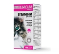 Витамины для кошек Unicum Premium здоровая шерсть и кожа, 100 таблеток