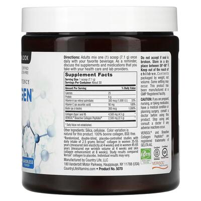 Коллаген Country Life Maxi-Collagen (коллаген 1 и 3 типов + биотин), 213 г