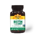 Биотин Country Life Biotin 10 000 мкг, 60 капсул