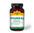 Вітамін Д3 Country Life Vitamin D3, 1000 МО, 100 м'яких капсул