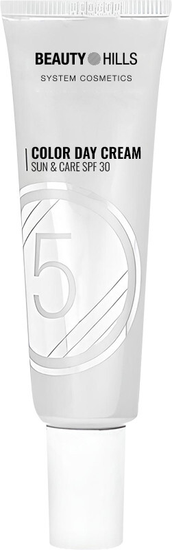 Крем для обличчя Beauty Hills Color Day Cream SPF30 тональний антивіковий денний, 30 мл