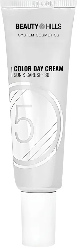 Крем для обличчя Beauty Hills Color Day Cream SPF30 тональний антивіковий денний, 30 мл