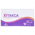 Хітакса таблетки, дисперг. в рот. порож. по 5 мг №10