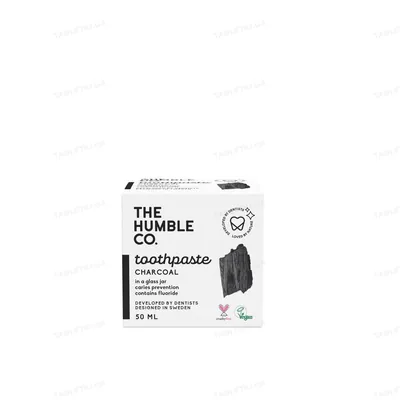 Зубна паста The Humble Co. з вугіллям, у склі, 50 мл