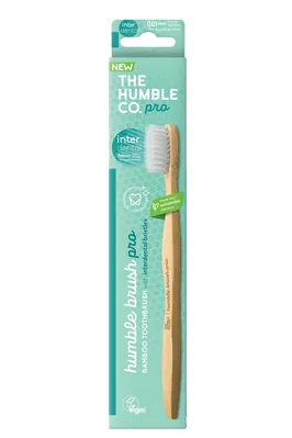 Зубна щітка The Humble Co. Pro Interdental Натуральна бамбукова, 1 шт