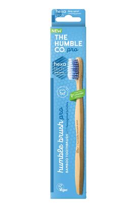 Зубная щетка Humble PRO Натуральная бамбуковая спиральная, голубая, 1 шт