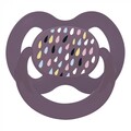 Пустышка латексная Baby-Nova 25744 ортодонтическая с рисунком и кольцом 0-6 месяцев, 2 шт