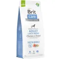 Корм сухий для собак великих порід Brit Care Dog Sustainable Adult Large Breed з куркою та комахами, 12 кг