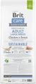 Корм сухий для собак великих порід Brit Care Dog Sustainable Adult Large Breed з куркою та комахами, 12 кг