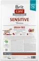 Корм сухий для дорослих собак з чутливим травленням Brit Care Sensitive Grain Free беззерновий з олениною, 3 кг