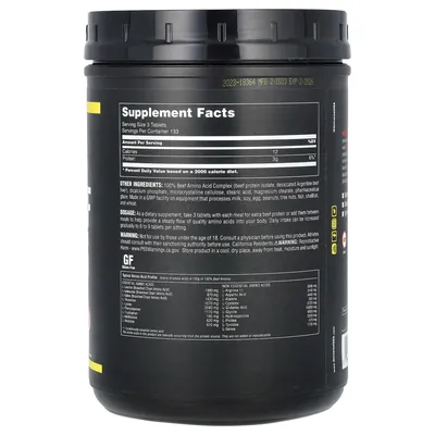 Амінокислотний комплекс Universal Nutrition 100% Beef Aminos, 400 таблеток