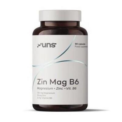 Цинк, Магний, B6 UNS Zin Mag B6, 90 капсул