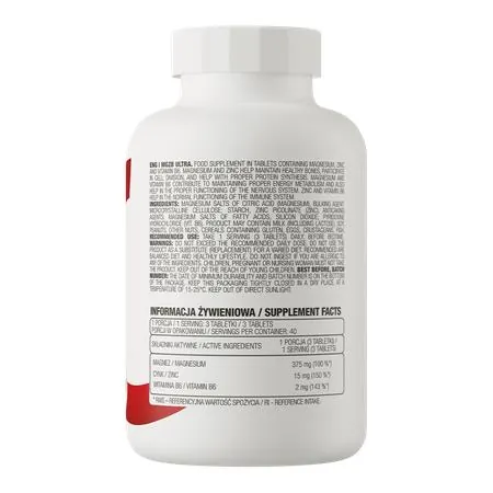 Комплекс OstroVit MgZB Ultra, 120 таблеток