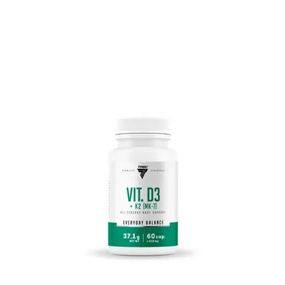 Вітамін Д3 та K2 Trec Nutrition Vit. D3 + K2 MK-7, 60 капсул
