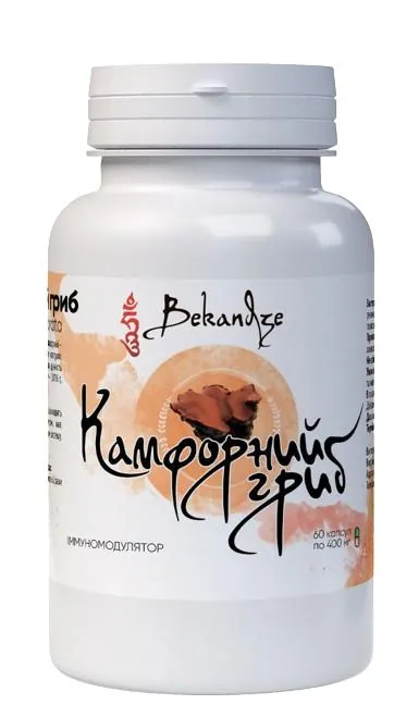 Камфорний гриб Bekandze капсули по 400 мг №60