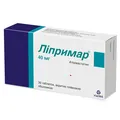 Ліпримар таблетки, в/плів. обол. по 40 мг №30 (10х3)