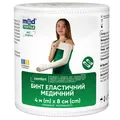Бинт еластичний MedTextile середньої розтяжності, розмір 4 м х 8 см