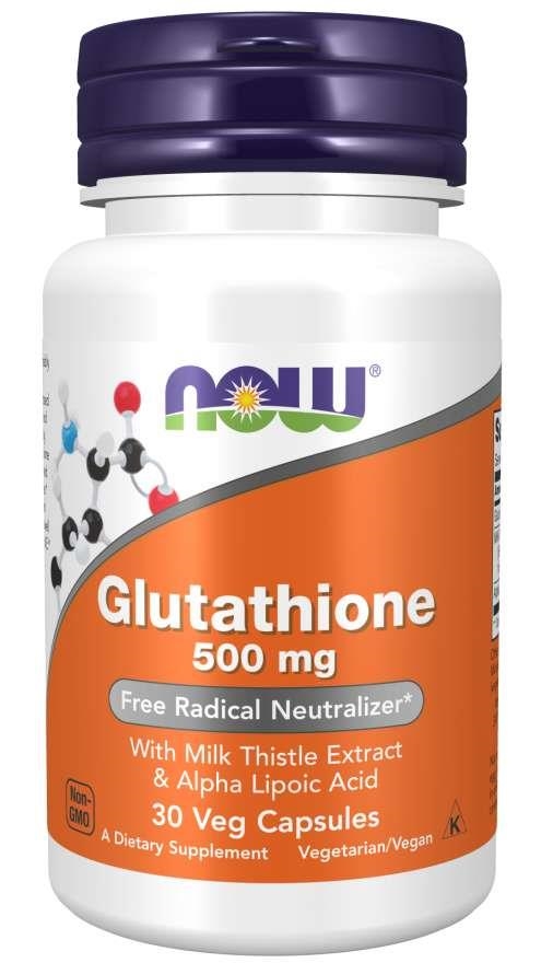 Глутатион NOW Glutathione 500 мг веганские капсулы №30