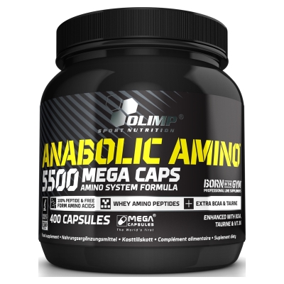 Аминокислота Olimp Anabolic Amino 5500 Mega, 400 капсул