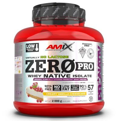 Протеин Amix Nutrition Zeropro Protein сливочно-ванильный чизкейк, 2000 г