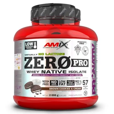 Протеїн сироватковий ізолят Amix Nutrition Zeropro Protein темне печиво і крем, 2000 г
