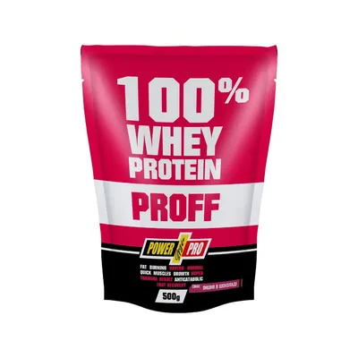 Протеїн сироватковий концентрат Power Pro Whey Protein Proff вишня у шоколаді, 500 г