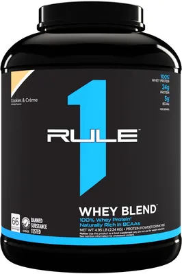 Протеїн сироватковий змішаний Rule One R1 Whey Blend, печиво та крем, 2240 г