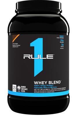 Протеин R1 (Rule One) Whey Blend шоколадно-арахисовое масло, 888 г