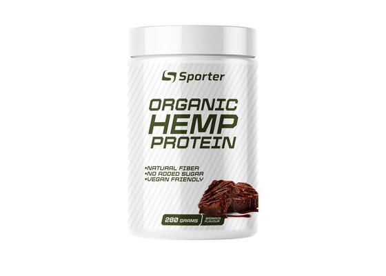 Протеїн Sporter Organic Hemp Protein брауні, 280 г