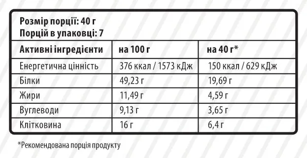 Протеїн конопляний Sporter Organic Hemp Protein брауні, 280 г