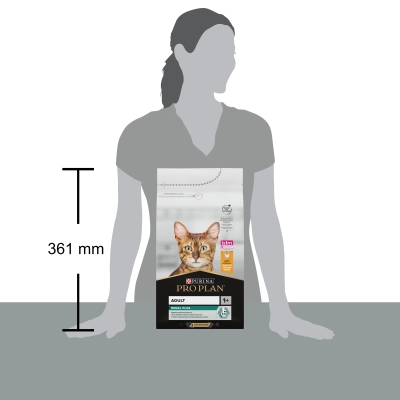 Корм сухой для котов Purina Pro Plan Original Adult 1+ с курицей, 1,5 кг