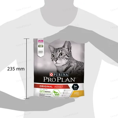 Корм сухий для котів Purina Pro Plan Original з куркою, 400 г